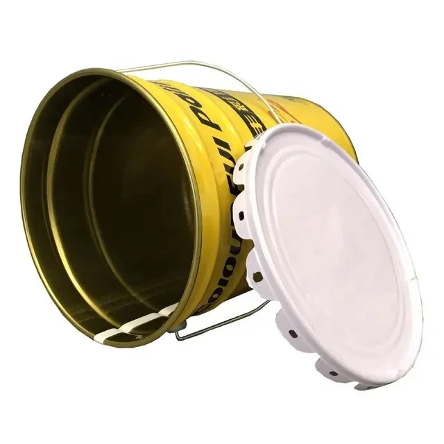 5 Gallon Metal Pail With Lug Cover