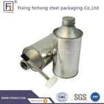 ব্রাশ ক্যাপ সঙ্গে 250ml স্ক্রু টিন বোতল