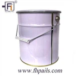 5 লিটার আউটডোর সিট্রোনেলা বালতি মোমবাতি হ্যান্ডল সহ